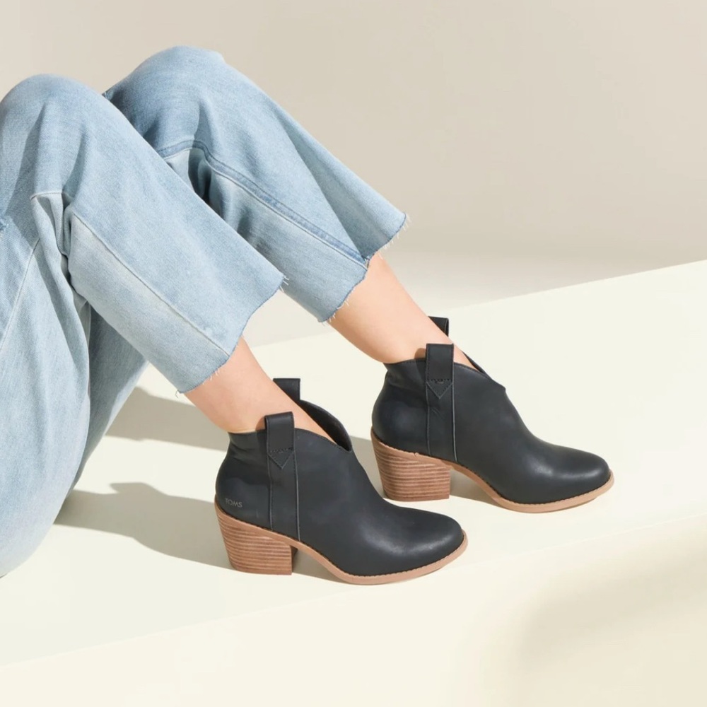 Constance Black Ankle Boots